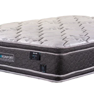 colchon doble colchoneta bel air plus volteable detalle esquina